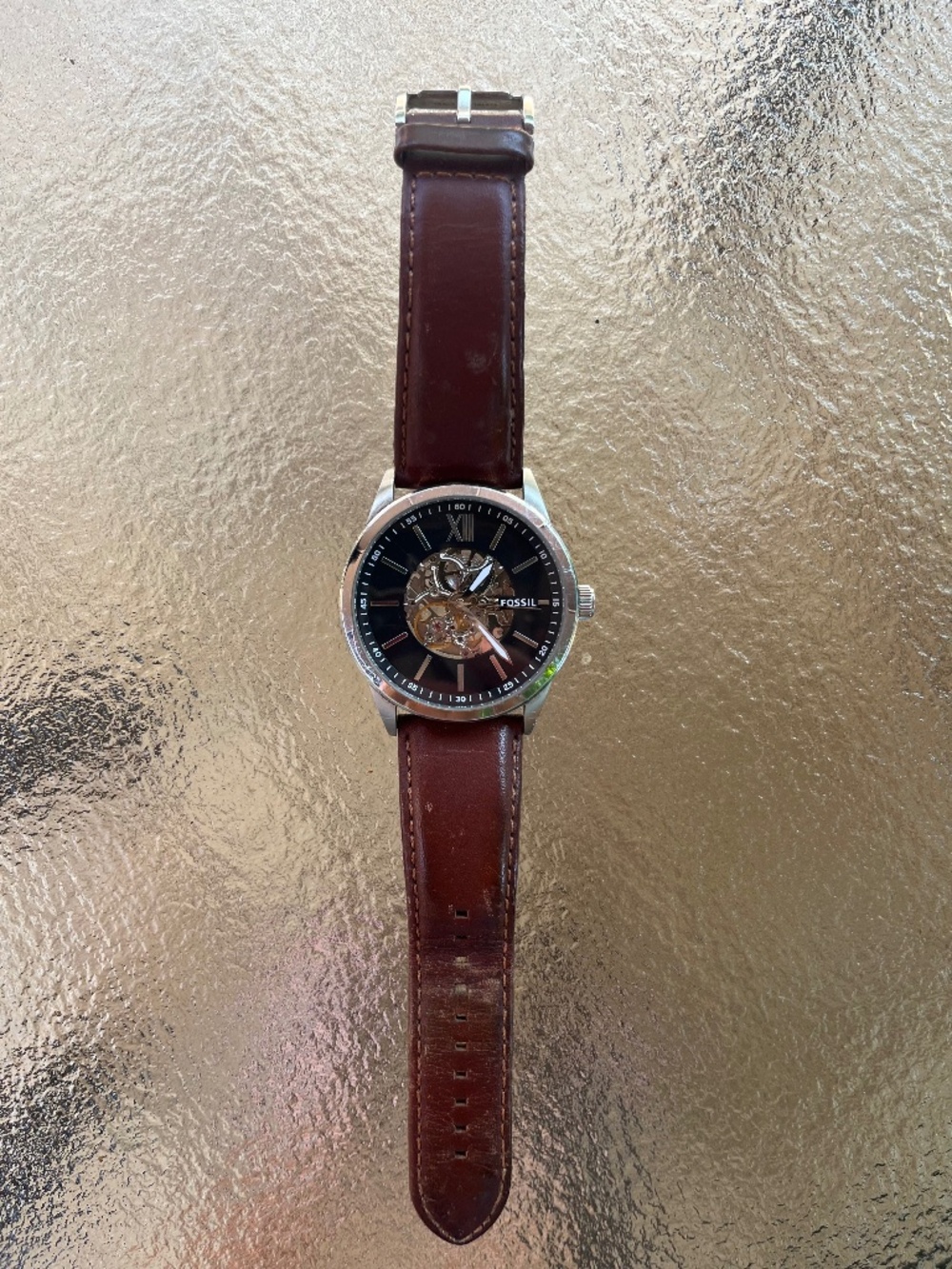 Fossil Flynn Automatic BQ2386 Watch – Good Condition